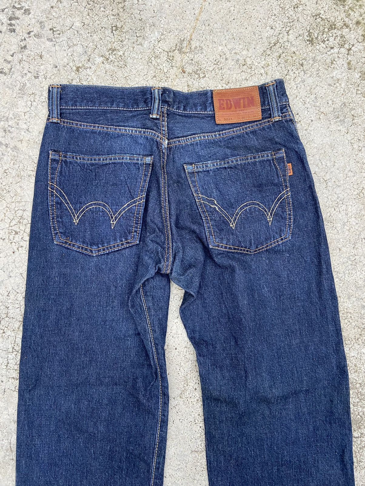 Beauty Beast 🔥 Vintage Edwin jeans Edwin 505 ZX selvedge Size US 31 - 9 Thumbnail