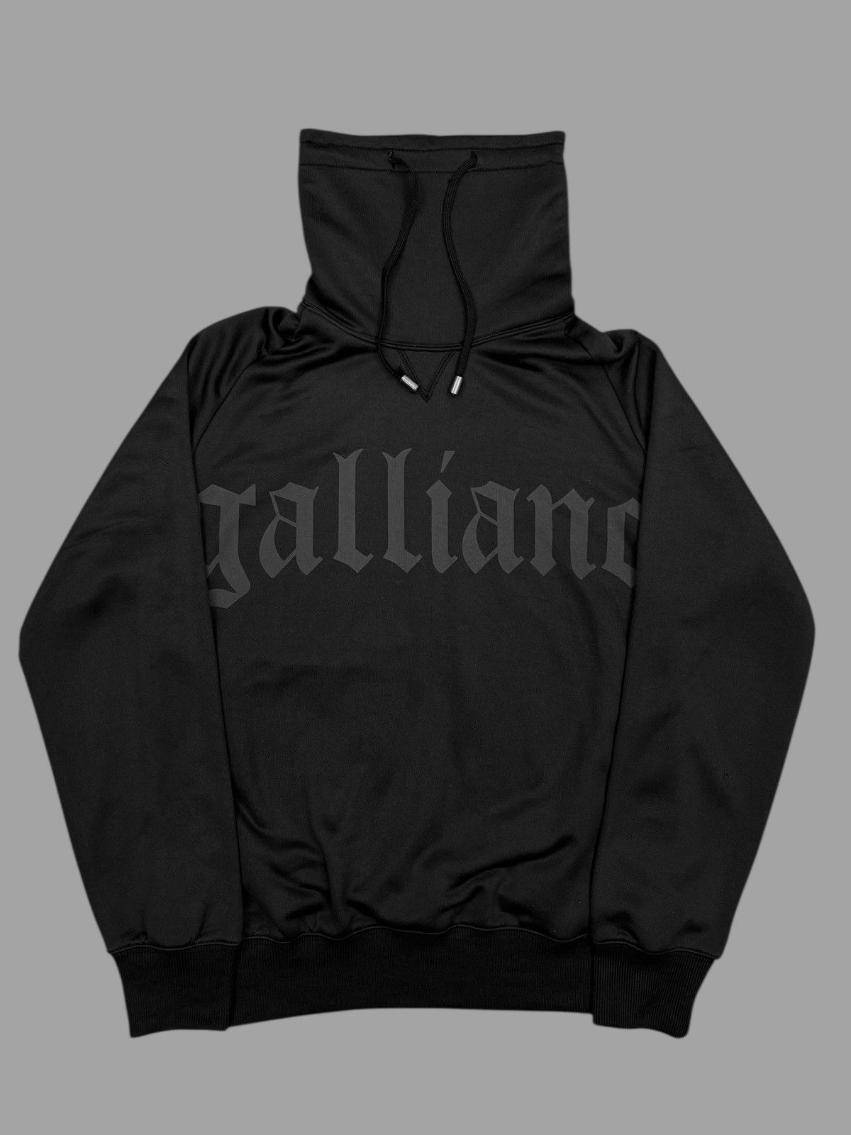 John Galliano 2000's John Galliano Big Logo High Neck Pullover Size US L / EU 52-54 / 3 - 1 Thumbnail