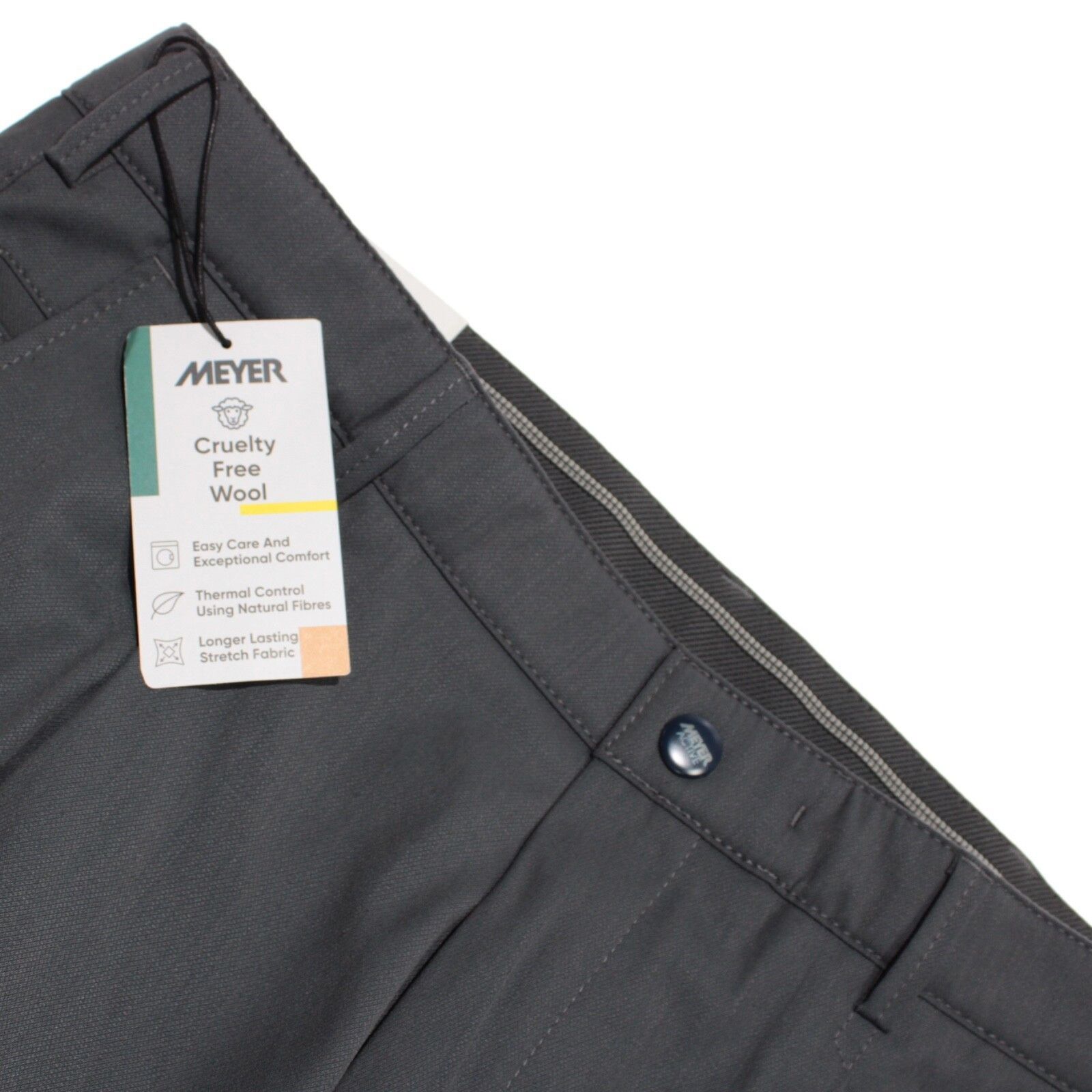 Other Meyer New with tags Dress Pants Size 34 US In Gray Size US 34 / EU 50 - 1 Thumbnail