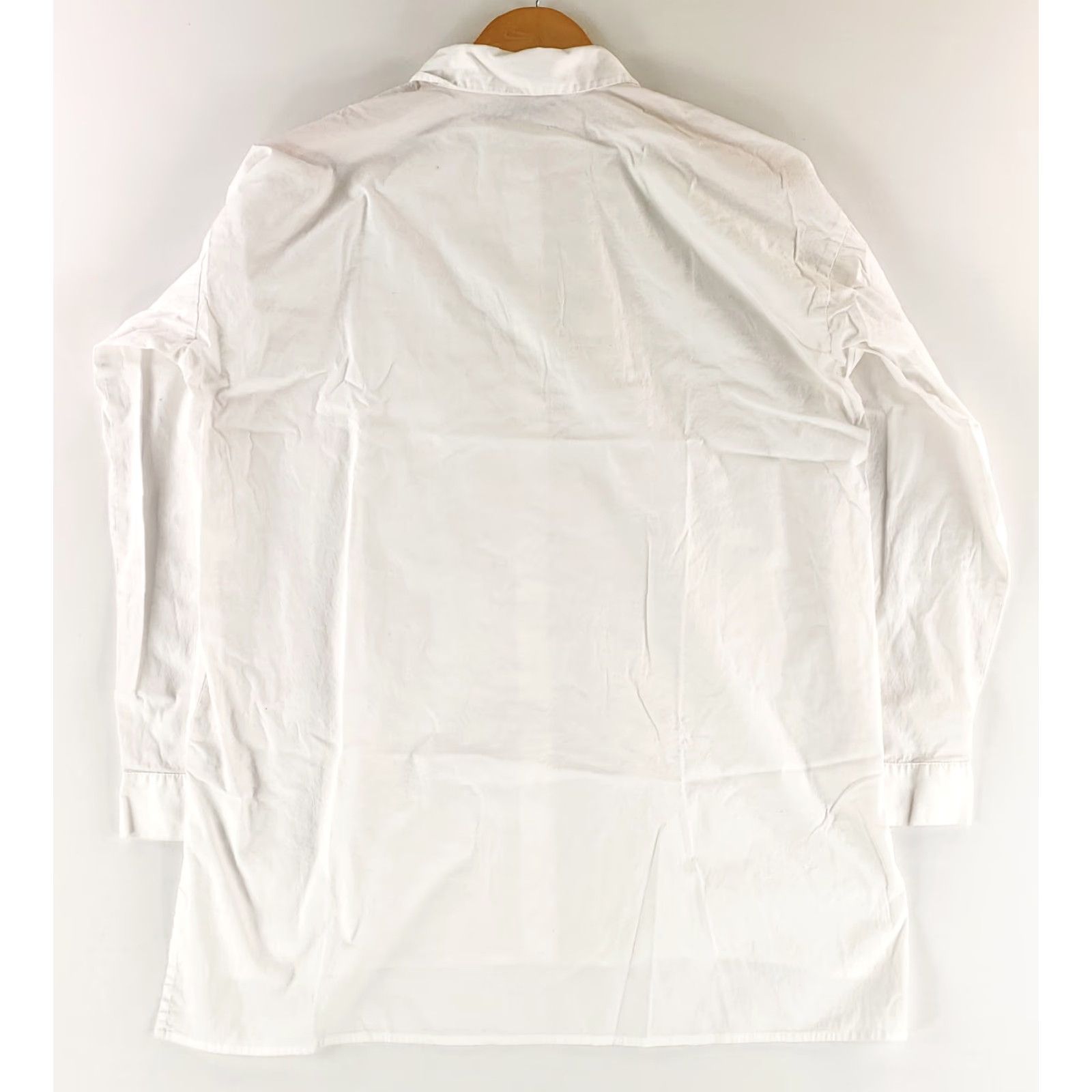 Eileen Fisher Eileen Fisher Button-Up Shirt Long Sleeve White 97% Cotton 3% Spandex Womens M Size M / US 6-8 / IT 42-44 - 3 Thumbnail