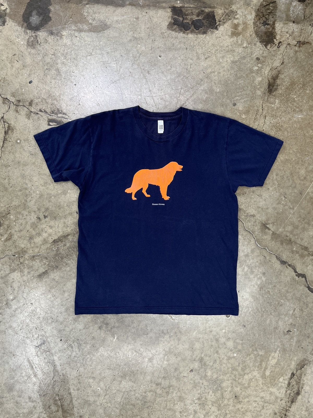 Band Tees Vintage Band Indie Rock Sleater Kinney Dog Band Tee Large Size US L / EU 52-54 / 3 - 2 Thumbnail