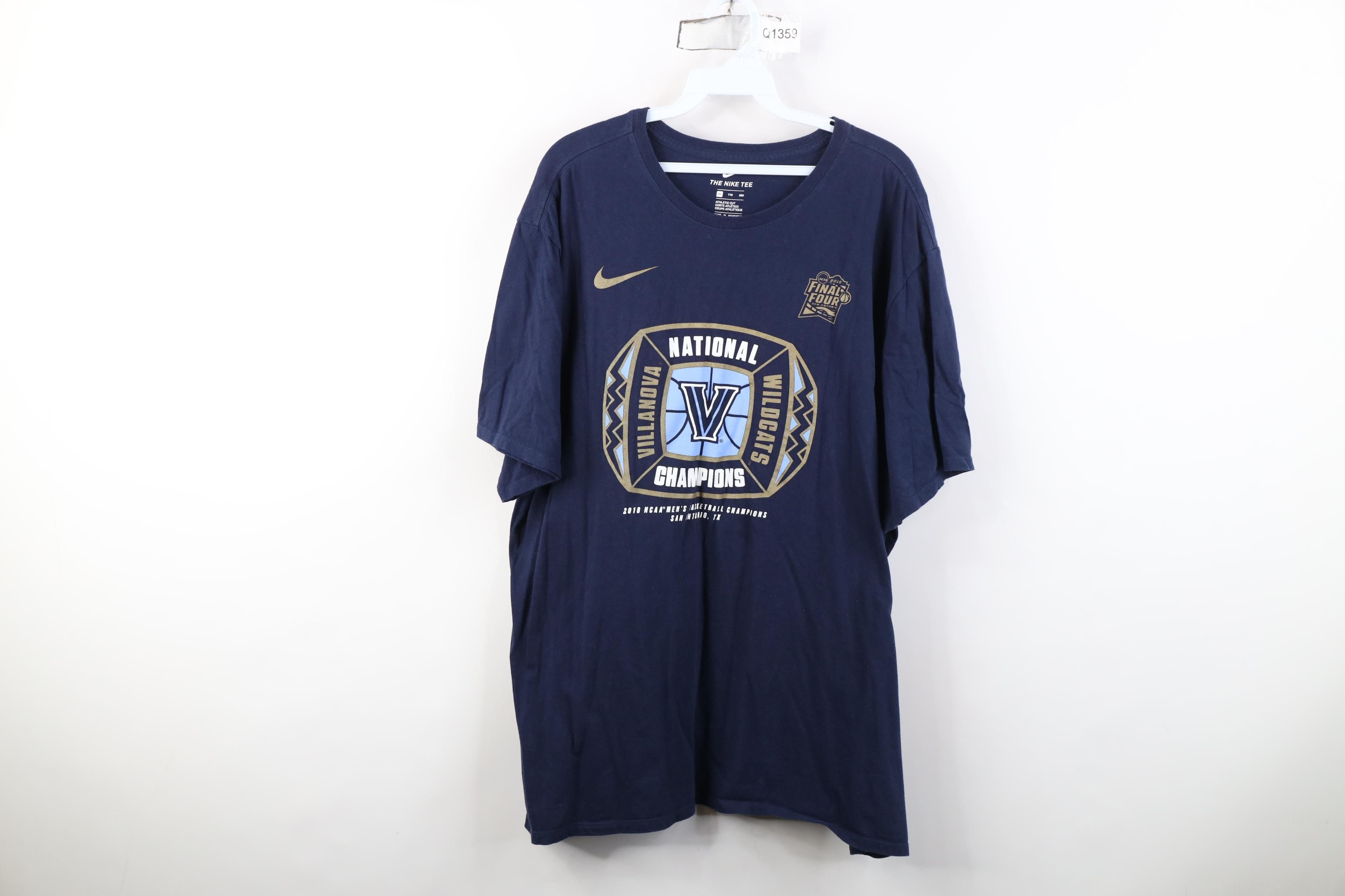 Nike Nike 2018 National Champs Villanova University Ring T-Shirt Size US XXL / EU 58 / 5 - 1 Thumbnail