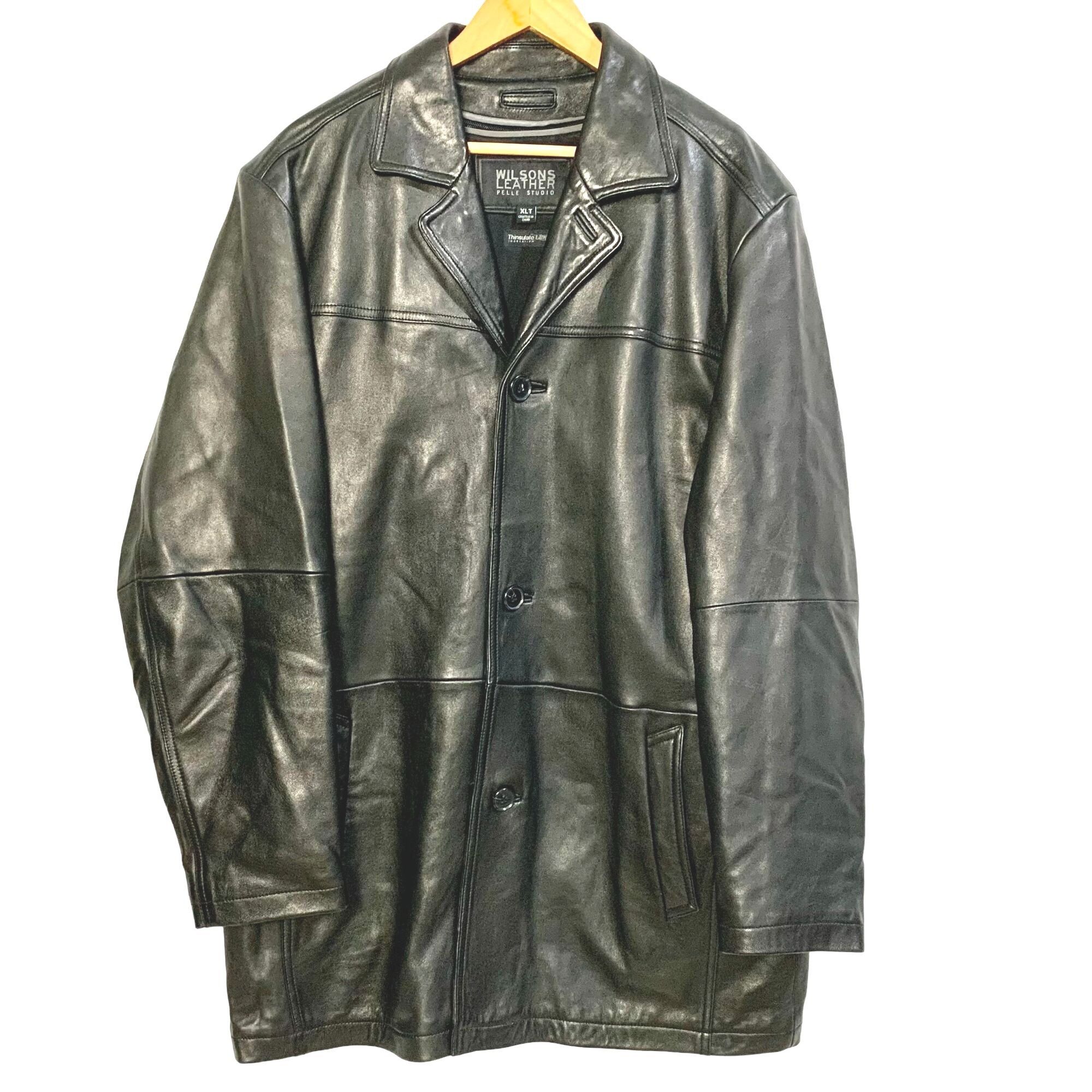 Wilsons Leather Vintage Wilsons Leather Pelle Studio Jacket Mens XLT ...