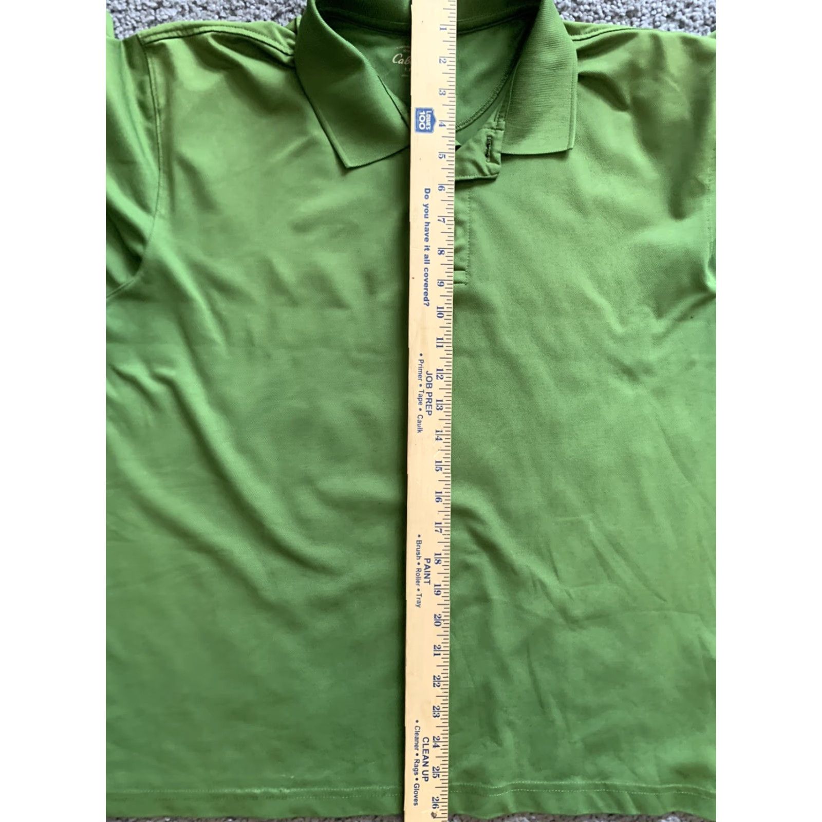 Vintage Cabela's Short Sleeve Green Polo Shirt Men's Large Size US L / EU 52-54 / 3 - 5 Thumbnail