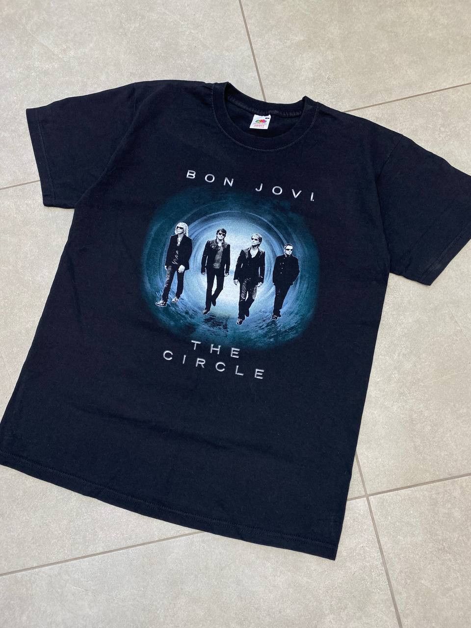 Bon Jovi Vintage Bon Jovi 2010 The Circle Europe Tour Promo T-Shirt Size US L / EU 52-54 / 3 - 5 Thumbnail