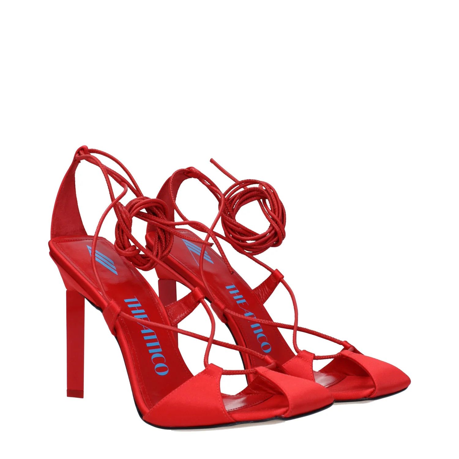 The Attico ob1o1e1224 Fabric Sandals in Red Size US 6 / IT 36 - 2 Thumbnail
