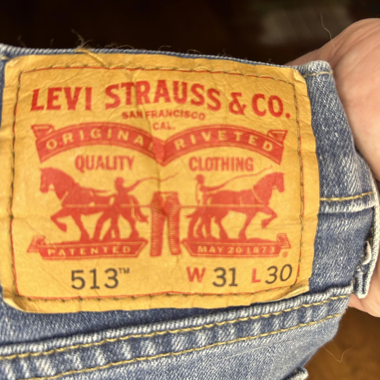 Other Levi's 513 Men's Straight Jeans - Classic Denim Coolness Size US 31 - 3 Thumbnail
