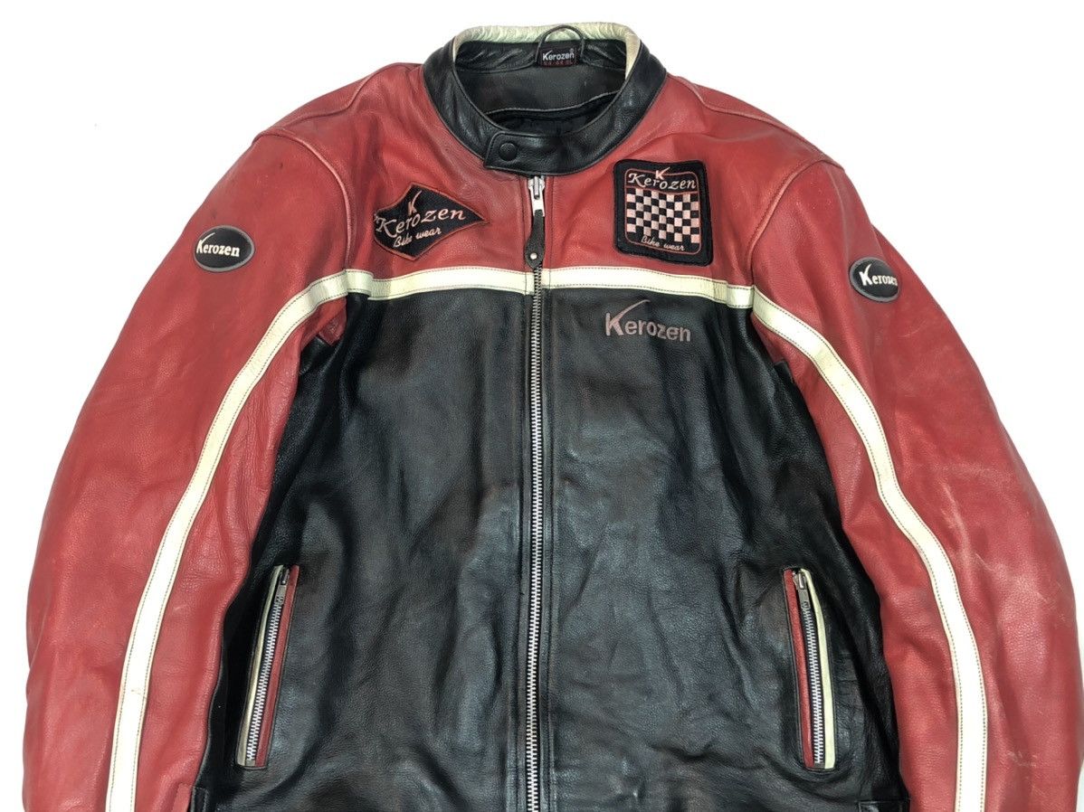 Dainese × Yamaha Kerozen Moto Motorcycle Leather Jacket Racing Size US XL / EU 56 / 4 - 5 Thumbnail
