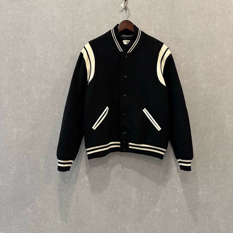 Saint Laurent Paris Saint Laurent Paris Classic baseball jacket-2506 Size US L / EU 52-54 / 3 - 1 Thumbnail