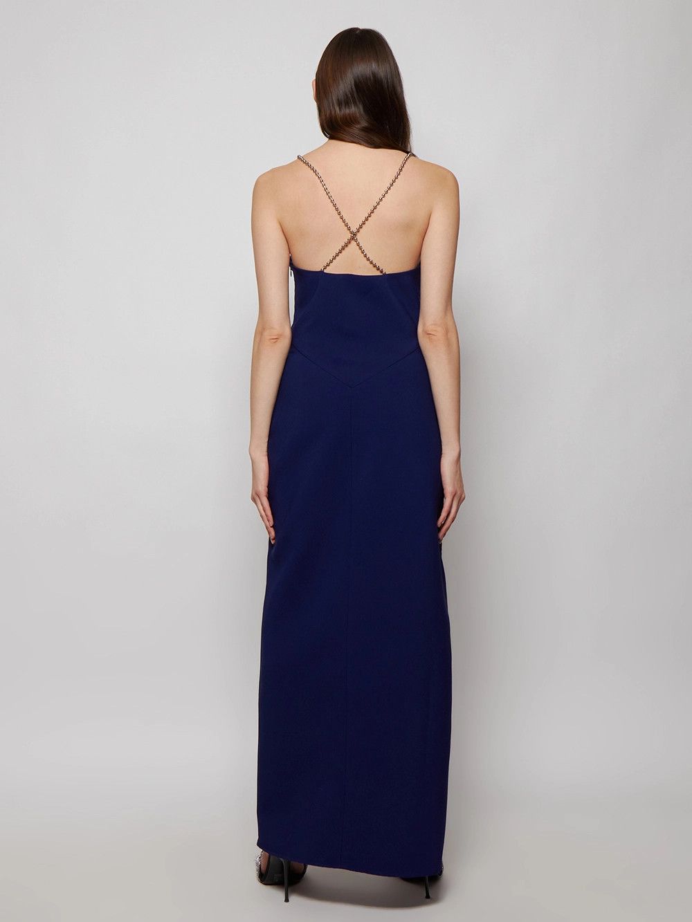 The Attico o1mle0526 Fujiko Midi Dress in Navy Size XS / US 0-2 / IT 36-38 - 5 Thumbnail