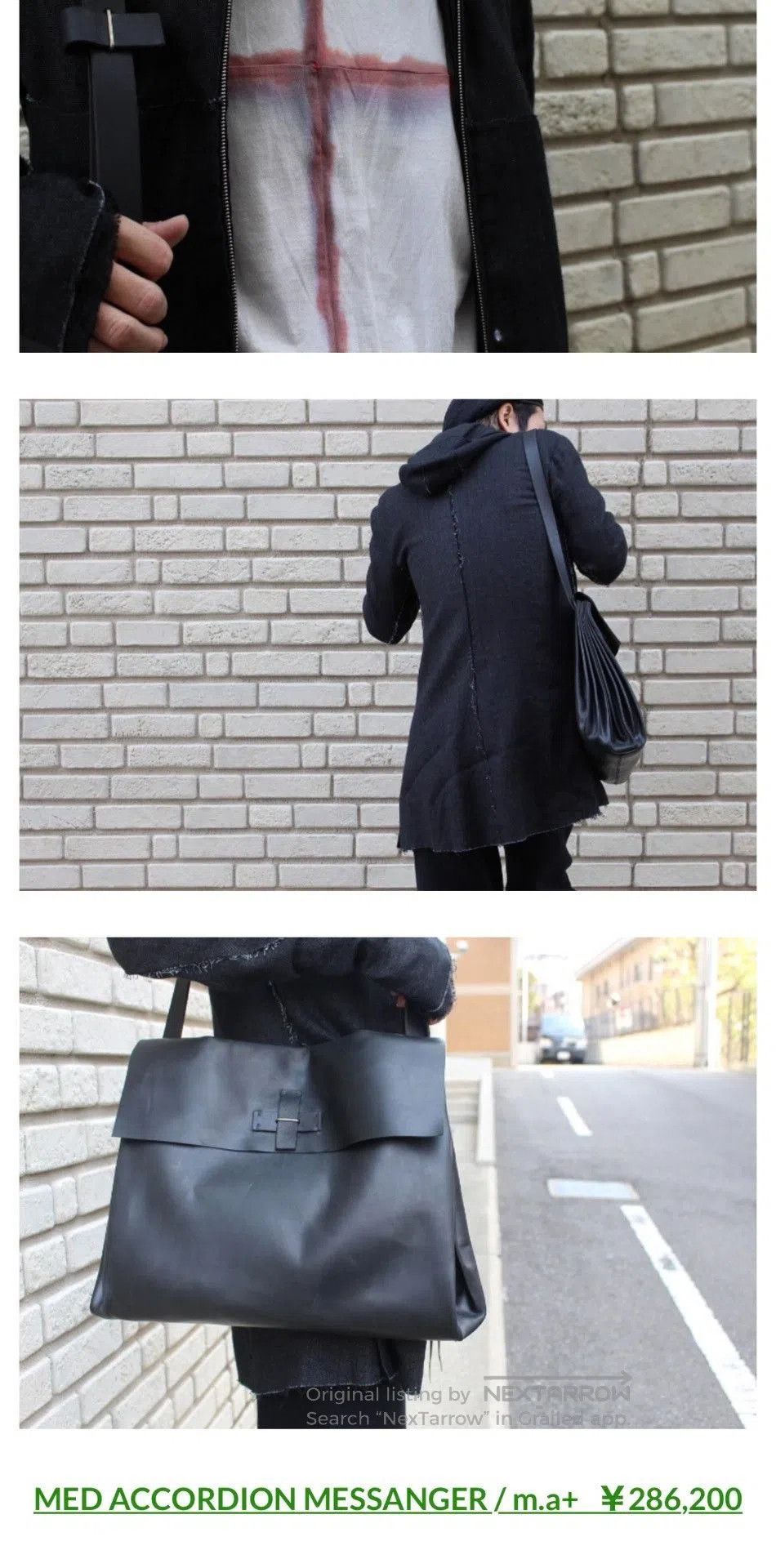 Ma+ M.A+ Maurizio Amadei MED Accordion Messenger. Size ONE SIZE - 8 Thumbnail
