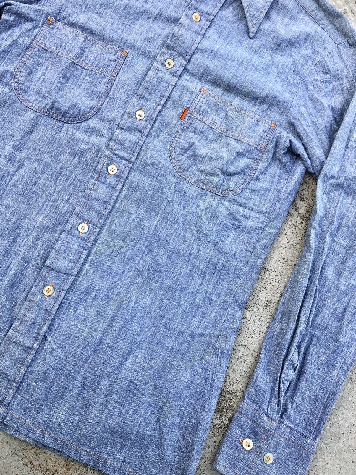 Levi's × Vintage VTGE LEVIS PANATELA TOP BIG E Size S / US 4 / IT 40 - 2 Thumbnail