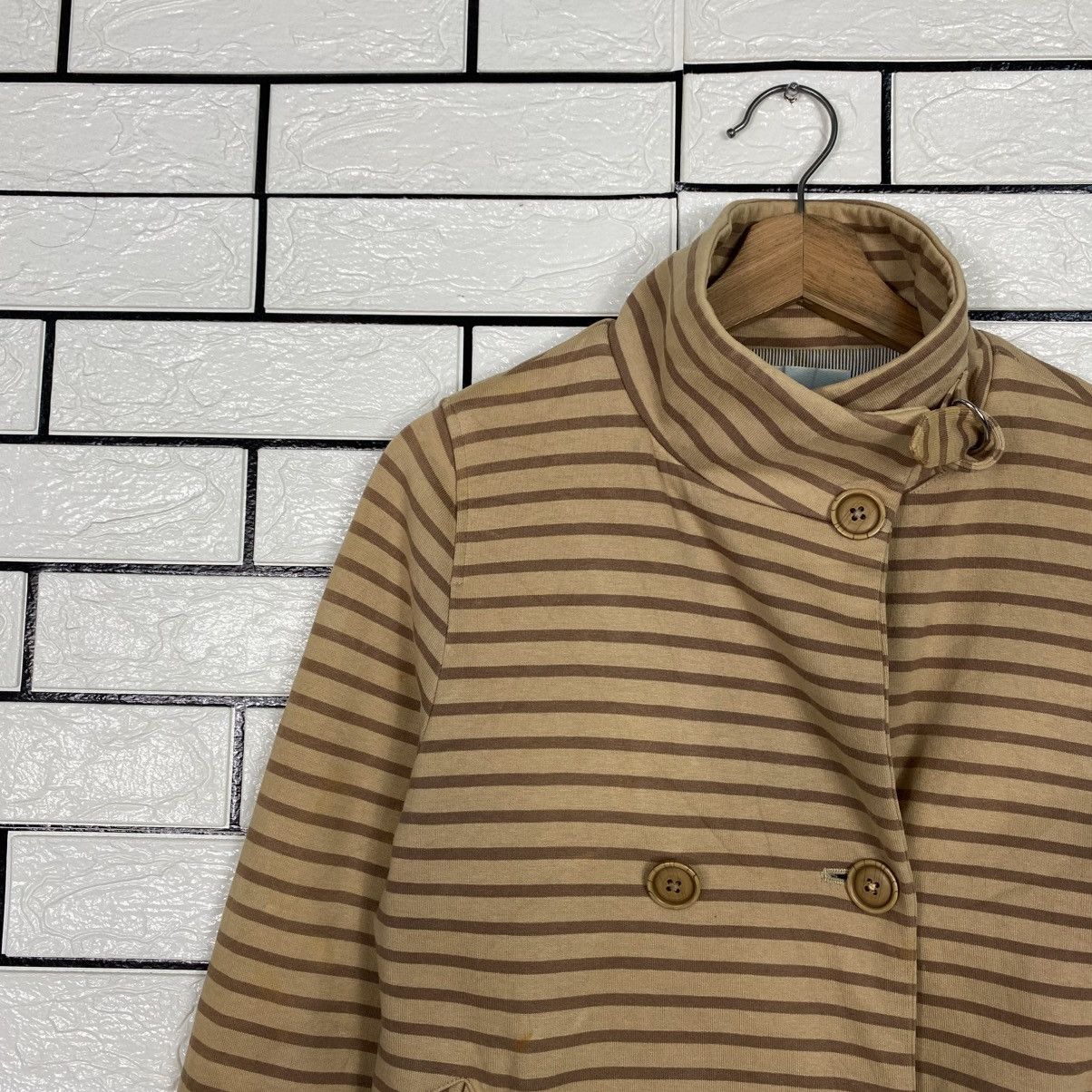 Japanese Brand 📌Vintage Striped Cardigan Bomber Boston Nine Issey Miyake Size US M / EU 48-50 / 2 - 8 Thumbnail