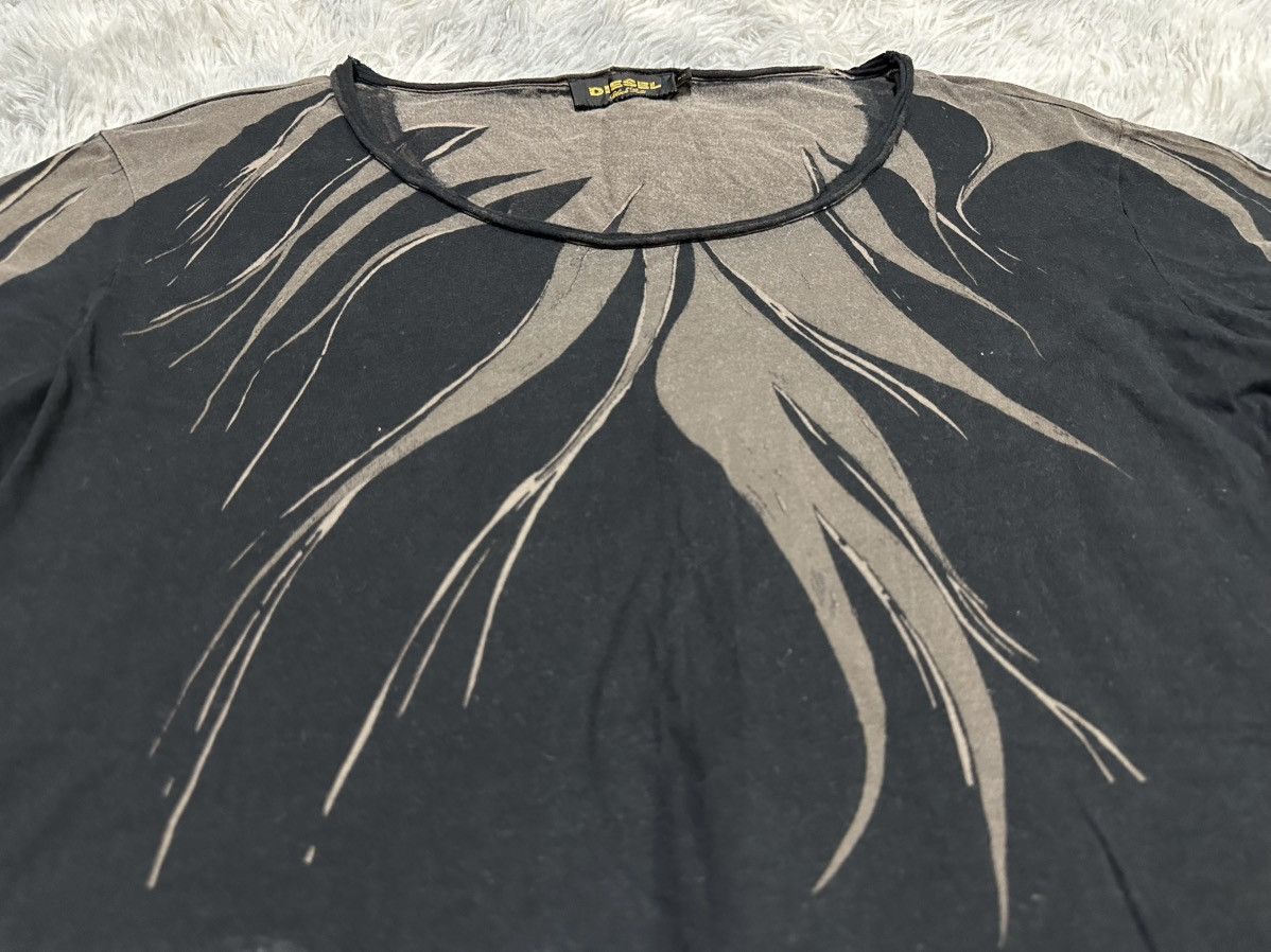 Diesel 🔥Sick Y2K Diesel 3D Feather Shirt If Six Was Nine LGB Style Size US M / EU 48-50 / 2 - 1 Thumbnail