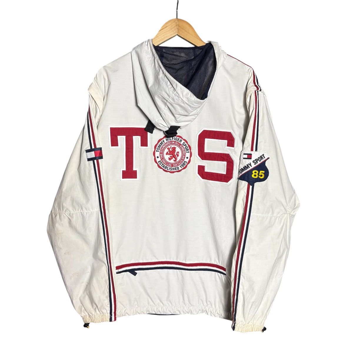 Vintage 90s Tommy Hilfiger Sport Half Zip Hoodie Jacket