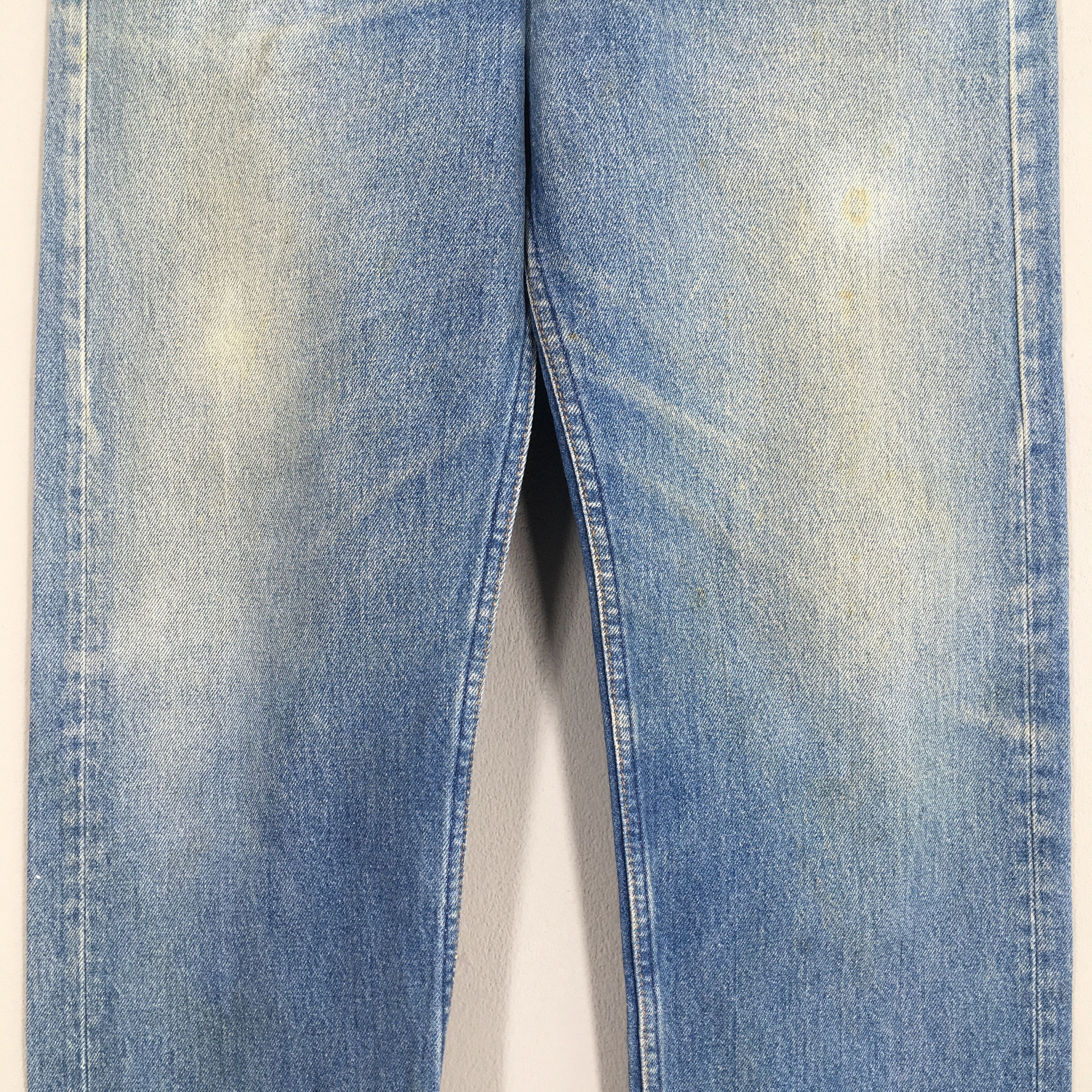 Levi's Size 30x30 Vintage 90s Levi's 501 Faded Blue Jeans S2021 Size US 30 / EU 46 - 3 Thumbnail