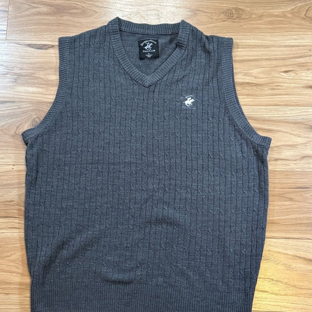 J Brand Beverly Hills Polo Club Men’s XL Sweater Vest Size US XL / EU 56 / 4 - 1 Thumbnail