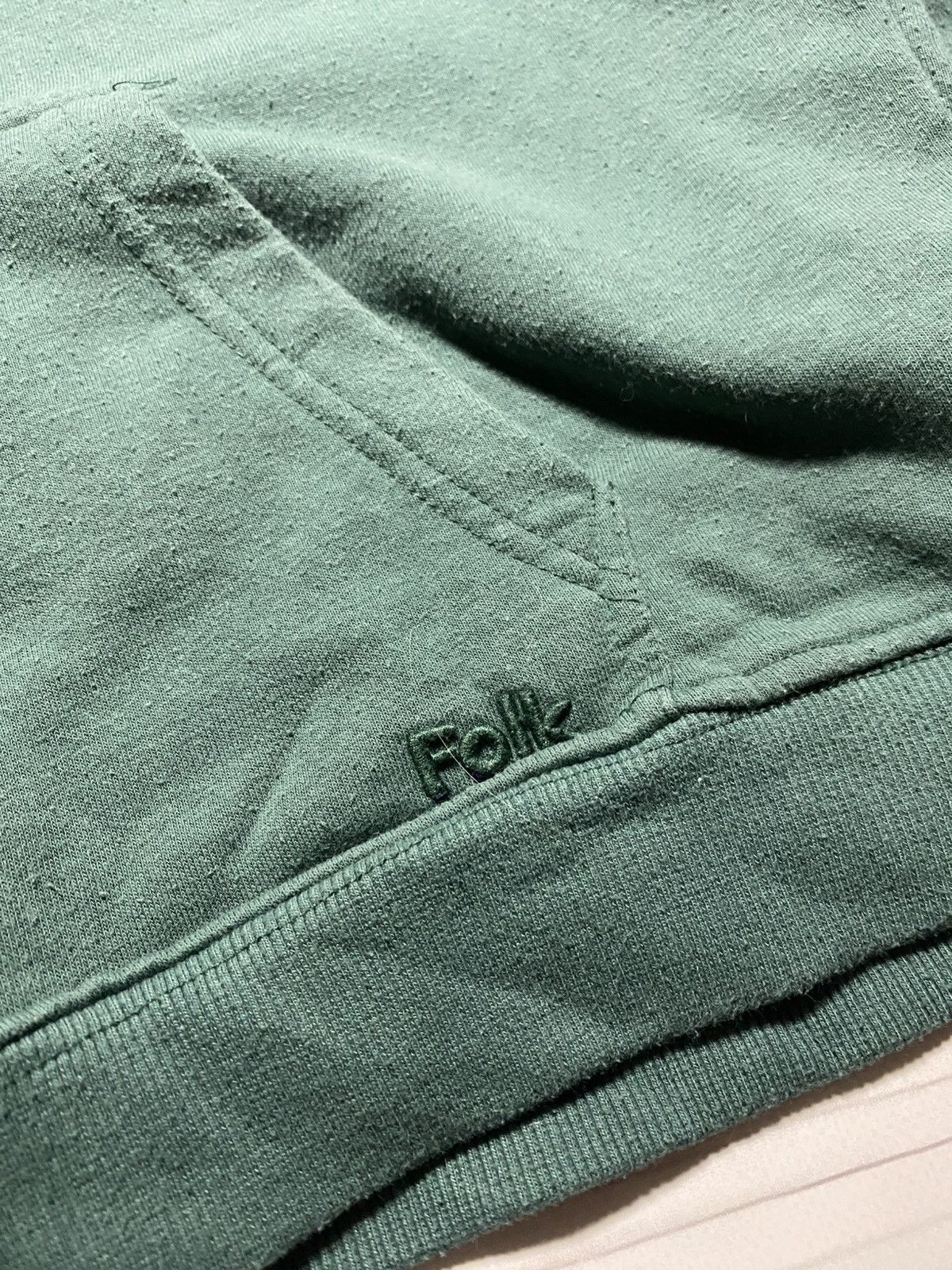 Folk × Vintage Vintage Folk Embroidered logo design box fit y2k hoodie Size US M / EU 48-50 / 2 - 7 Thumbnail