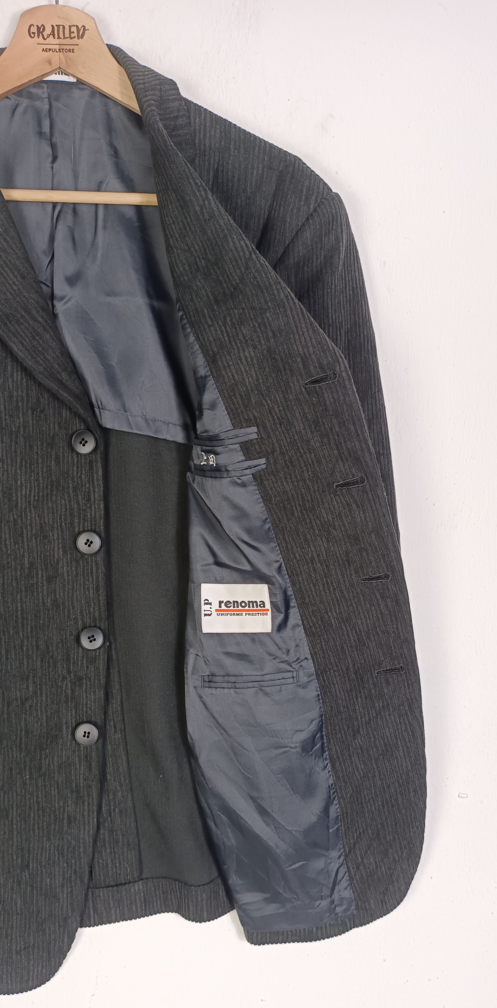 Renoma Rare🔥 UP Renoma Corduroy Button Up Blazer Size US M / EU 48-50 / 2 - 8 Thumbnail