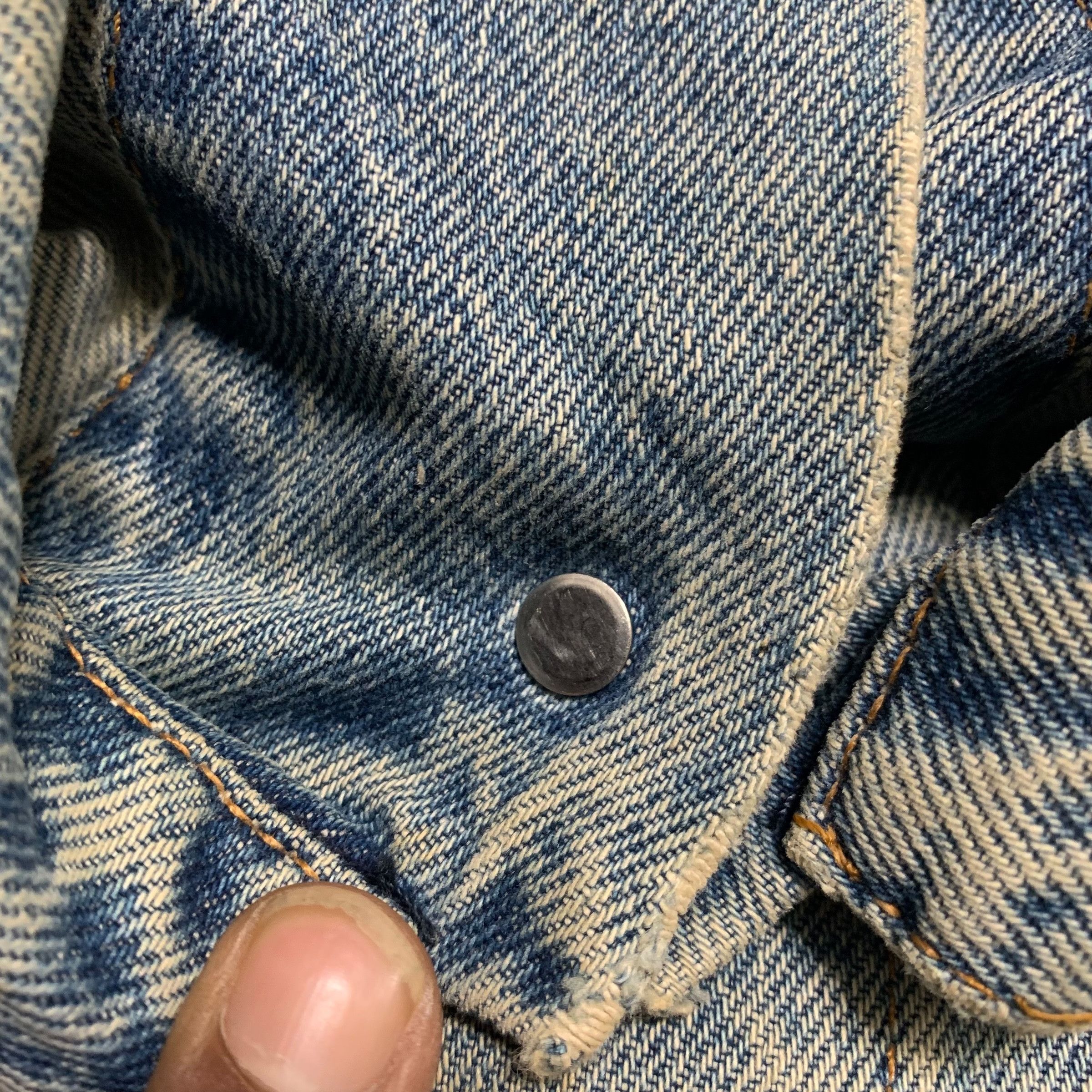 Levi's Vintage Oversize Levis 71507 Denim Jacket Size US XXL / EU 58 / 5 - 18 Thumbnail