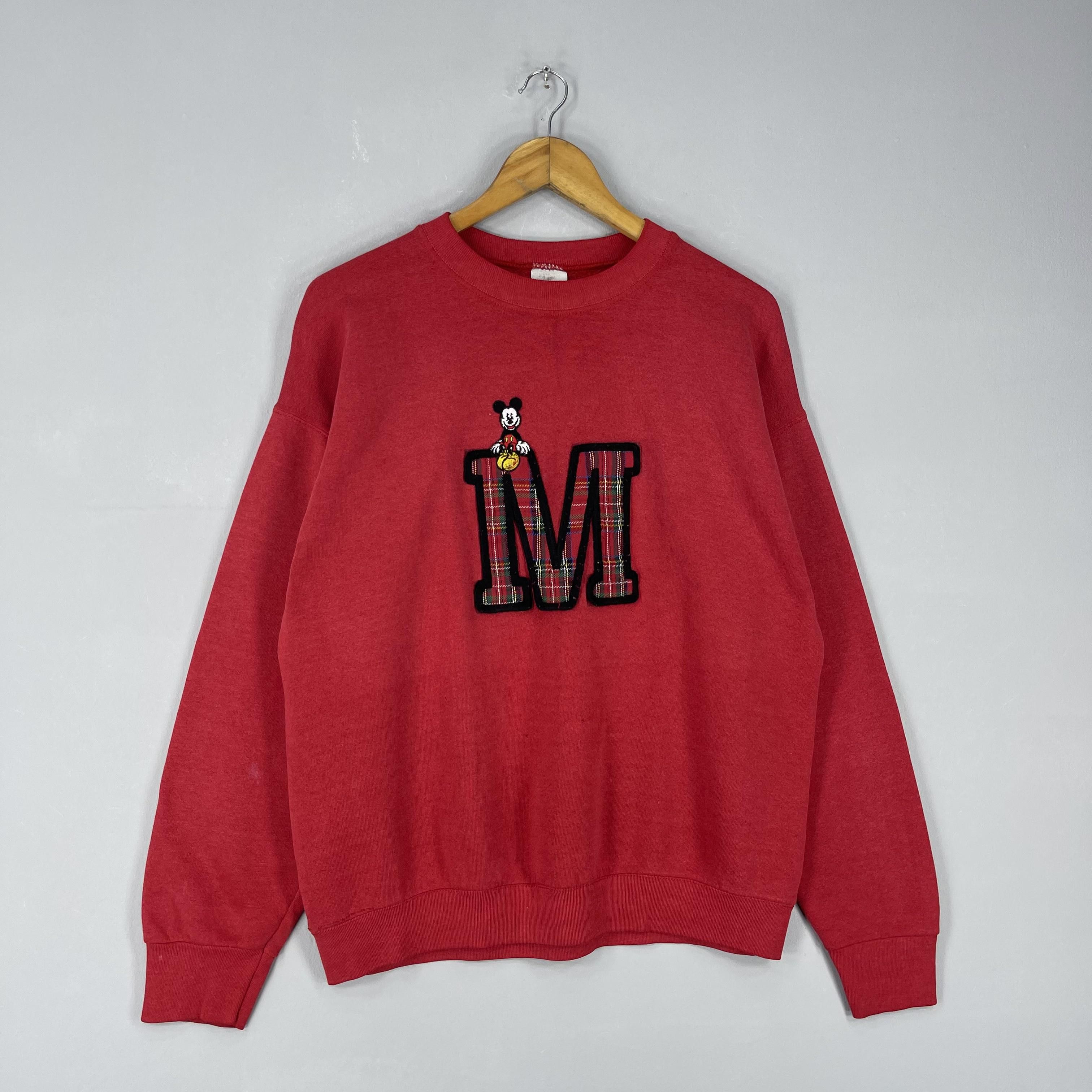 Mickey Mouse Vintage 90s MICKEY MOUSE Cartoon Embroidery Sweatshirt Size US M / EU 48-50 / 2 - 3 Thumbnail
