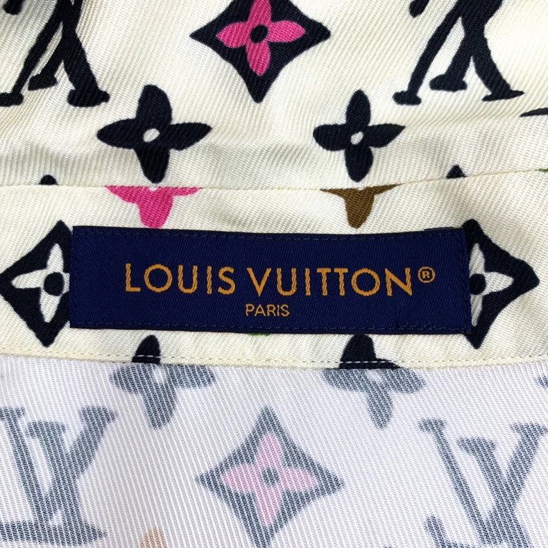 Louis Vuitton Louis Vuitton 24 short sleeve shirts with beige logo and f Size US M / EU 48-50 / 2 - 5 Thumbnail