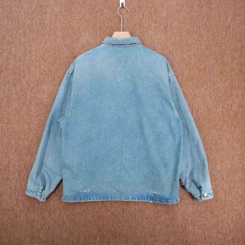 Prada Prada Blue Denim Logo Men's Jacket. Size US XL / EU 56 / 4 - 2 Thumbnail