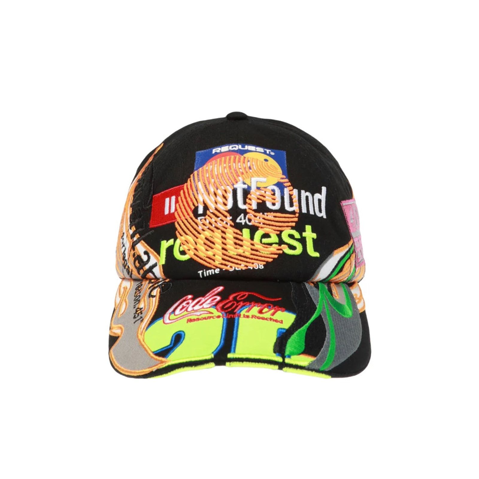Vetements Vetements SS18 “Error 404” Hat in Black Size ONE SIZE - 1 Thumbnail