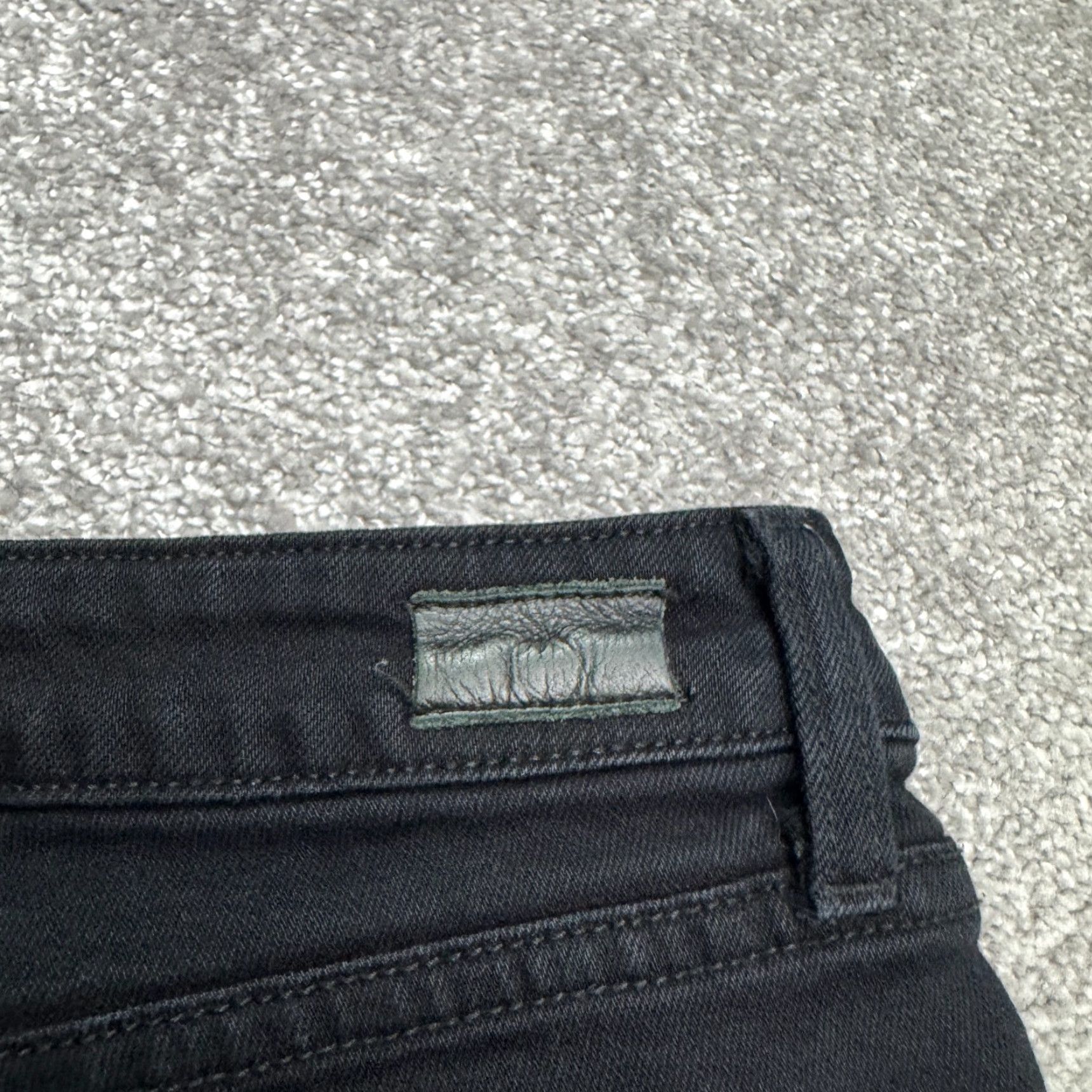 Paige Paige Skyline Skinny Jeans Womens 28 Black Mid Rise Stretch Denim 31x31 City Streetwear Slim Regular Jeans Womens Black Paig e Skyline Size 30" / US 8 / IT 44 - 6 Thumbnail