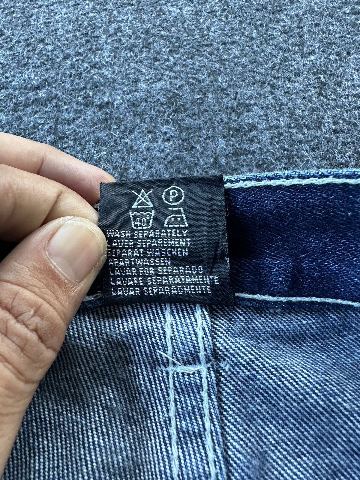 Pelle Pelle Baggy Pelle Pelle Marc Buchanan Vintage Denim D316 Size US 34 / EU 50 - 14 Thumbnail