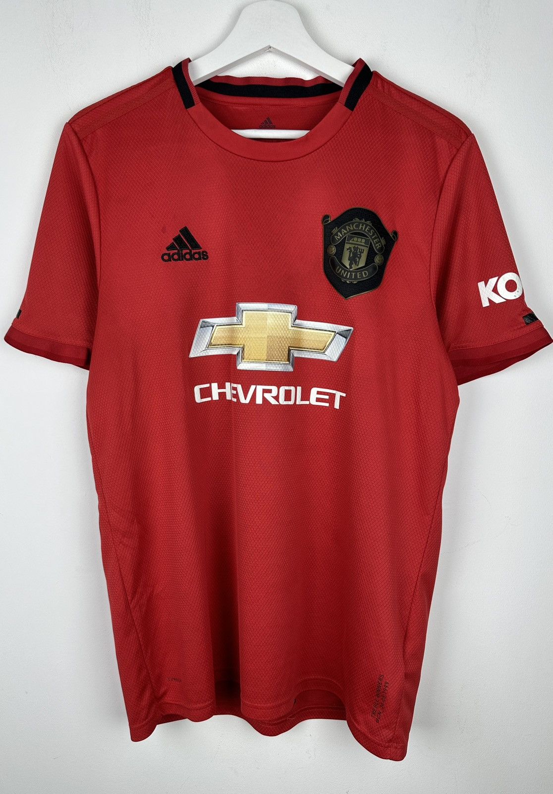 Adidas Manchester United 2019 Home Soccer Jersey Football Shirt Size US M / EU 48-50 / 2 - 1 Thumbnail