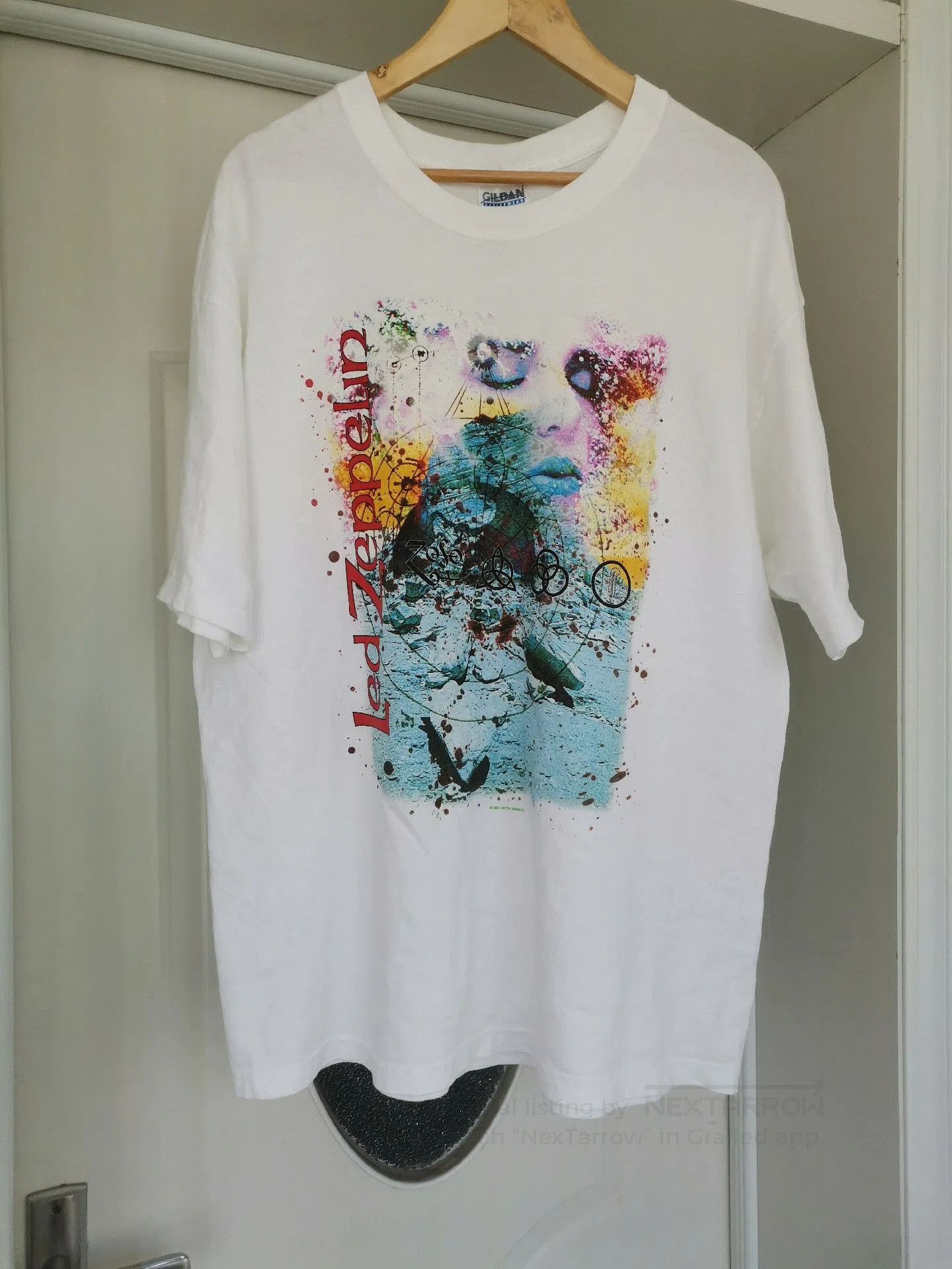 Vintage Led Zeppelin 2001 Vintage Tour T. Size US M / EU 48-50 / 2 - 1 Thumbnail