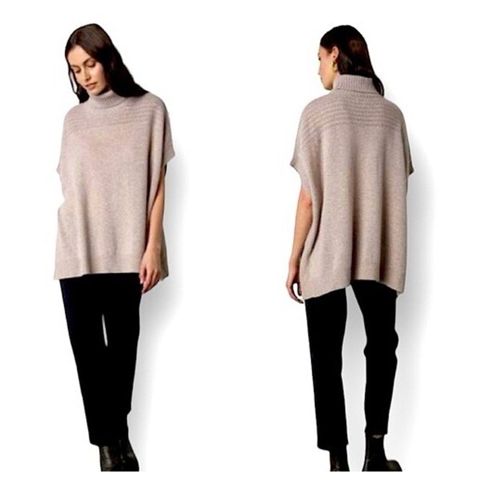 & Other Stories Anthropologie VELVET QUINNY CASHMERE PONCHO Size M A000436 Size M / US 6-8 / IT 42-44 - 2 Thumbnail