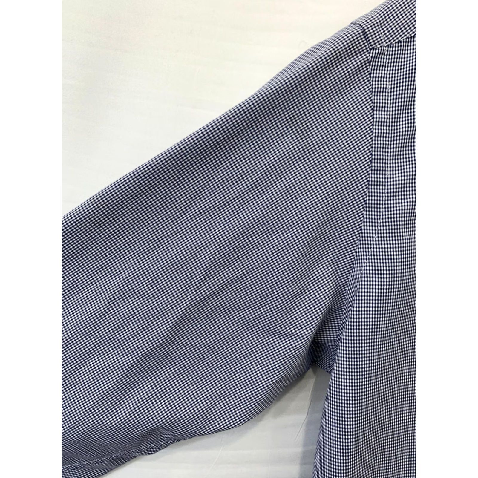 Eton VINTAGE Eton Contemporary Fit Dress Shirt Men 16 41 Blue White Gingham Check Size 42R - 7 Thumbnail