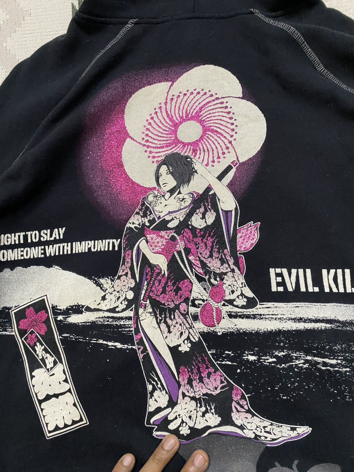 If Six Was Nine 2000s DEVINE RETRIBUTION EVIL KILLER SAMURAI GIRL RARE Size US L / EU 52-54 / 3 - 15 Thumbnail