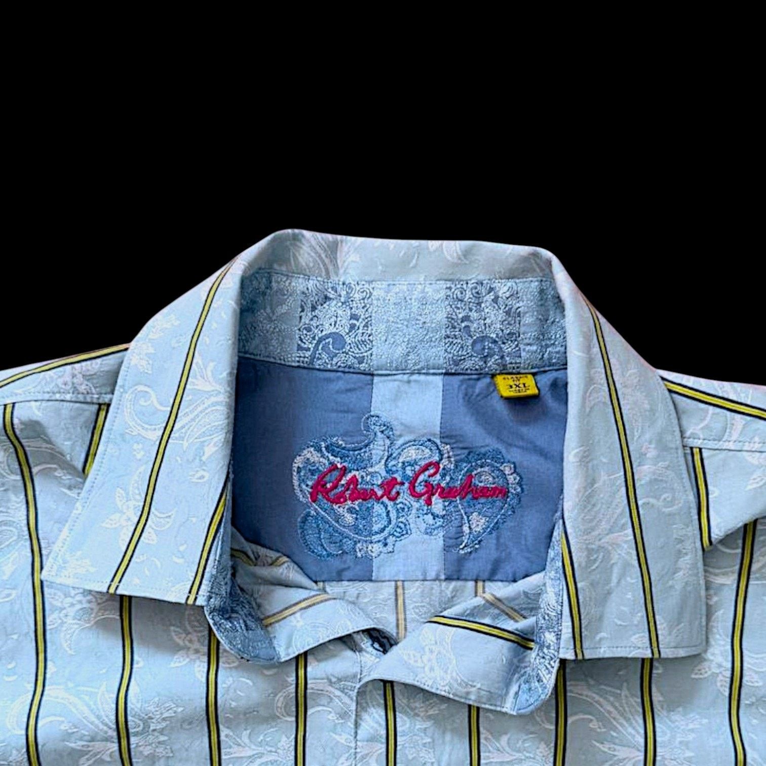 Robert Graham Robert Graham Blue Shirt | Size 3XL Size US XXL / EU 58 / 5 - 5 Thumbnail