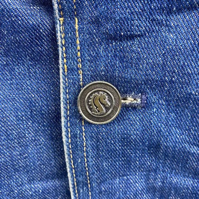 Pierre Cardin Vtg 90’ PIERRE CARDIN PARIS Minimalist Denim Jeans Jacket Size M / US 6-8 / IT 42-44 - 2 Thumbnail