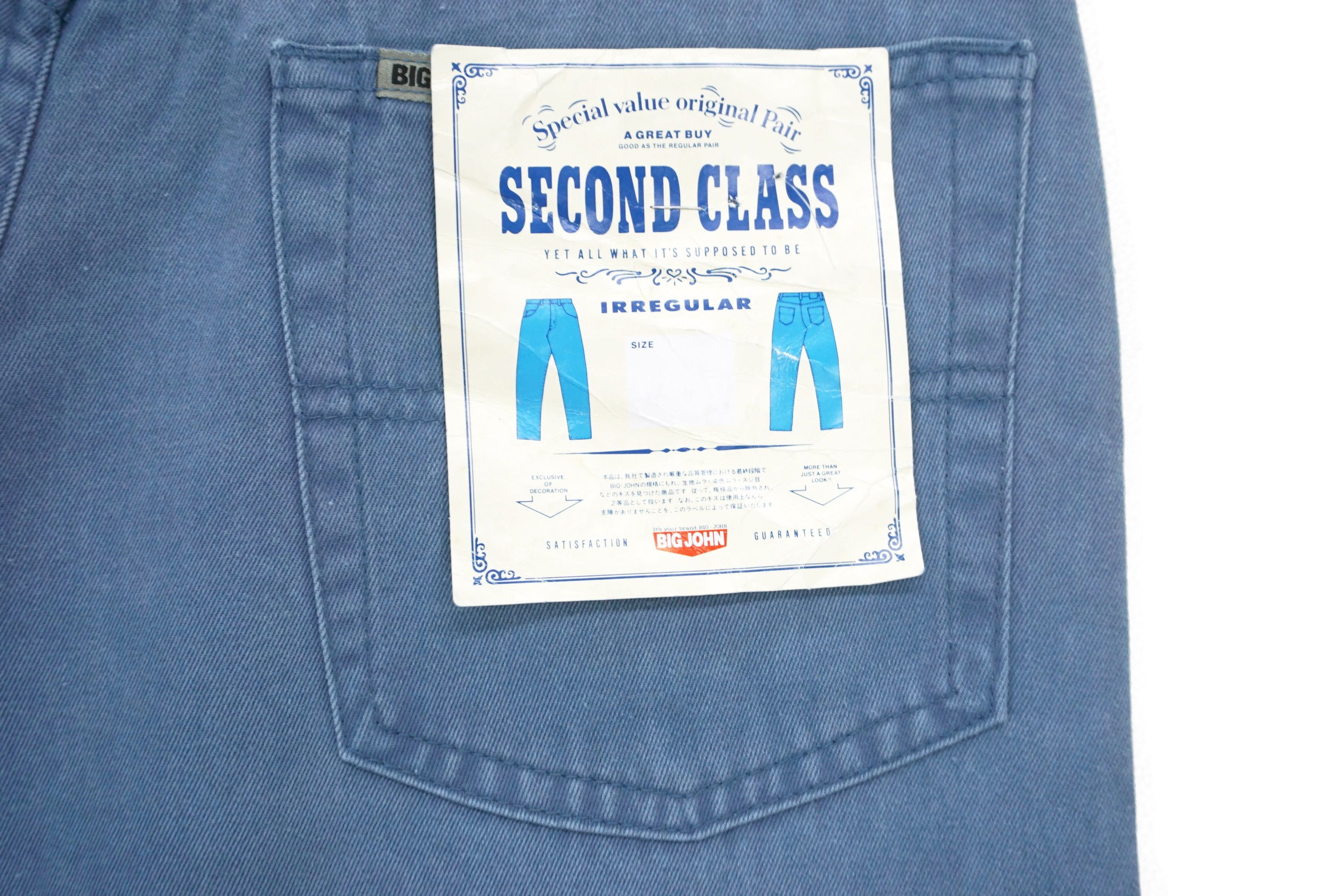 Japanese Brand Big John Jeans Size W31xL36 Modern Basic Rayon Blend Denim Size US 31 - 7 Thumbnail