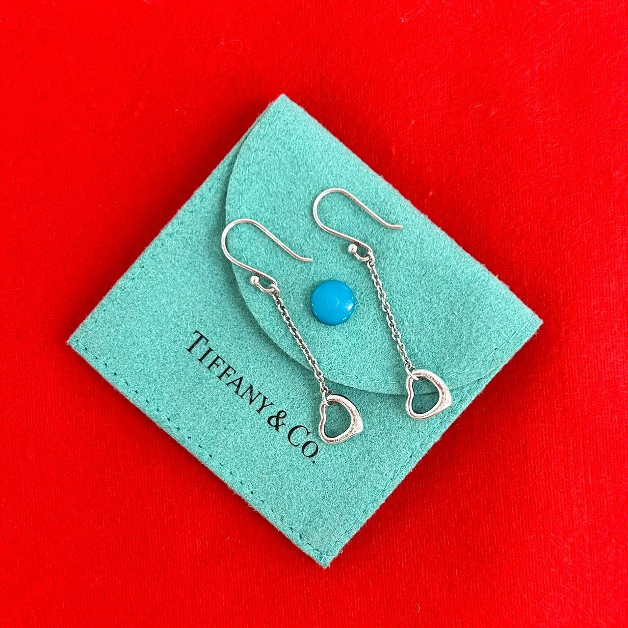 Tiffany & Co. Tiffany & Co. Tiffany＆Co. Open Heart Silver Earrings Precious Metal Earrings DUTY FREE for USA Size ONE SIZE - 1 Thumbnail
