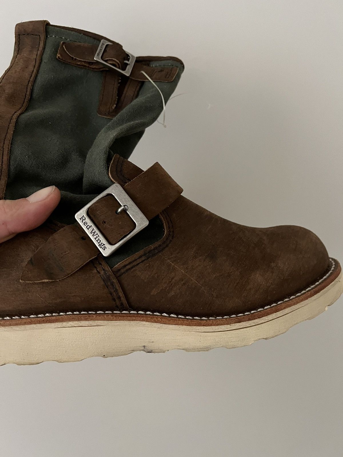 Red Wing × Vintage Vintage Red Wing 2980 Suede Brown Boots Shoes Size US 5 / EU 37 - 2 Thumbnail