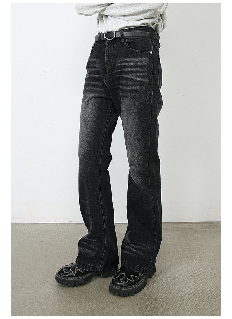 Japanese Brand × Vintage Japanese retro loose straight-leg whisker flared jeans Size US 32 / EU 48 - 6 Thumbnail