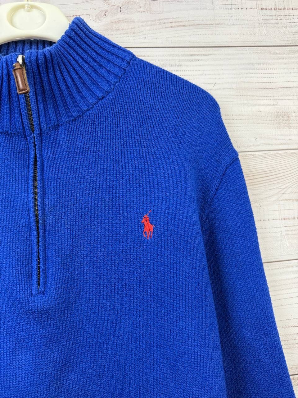 Polo Ralph Lauren Vintage Polo Ralph Lauren 1/3 Zip Sweater Size US L / EU 52-54 / 3 - 3 Thumbnail