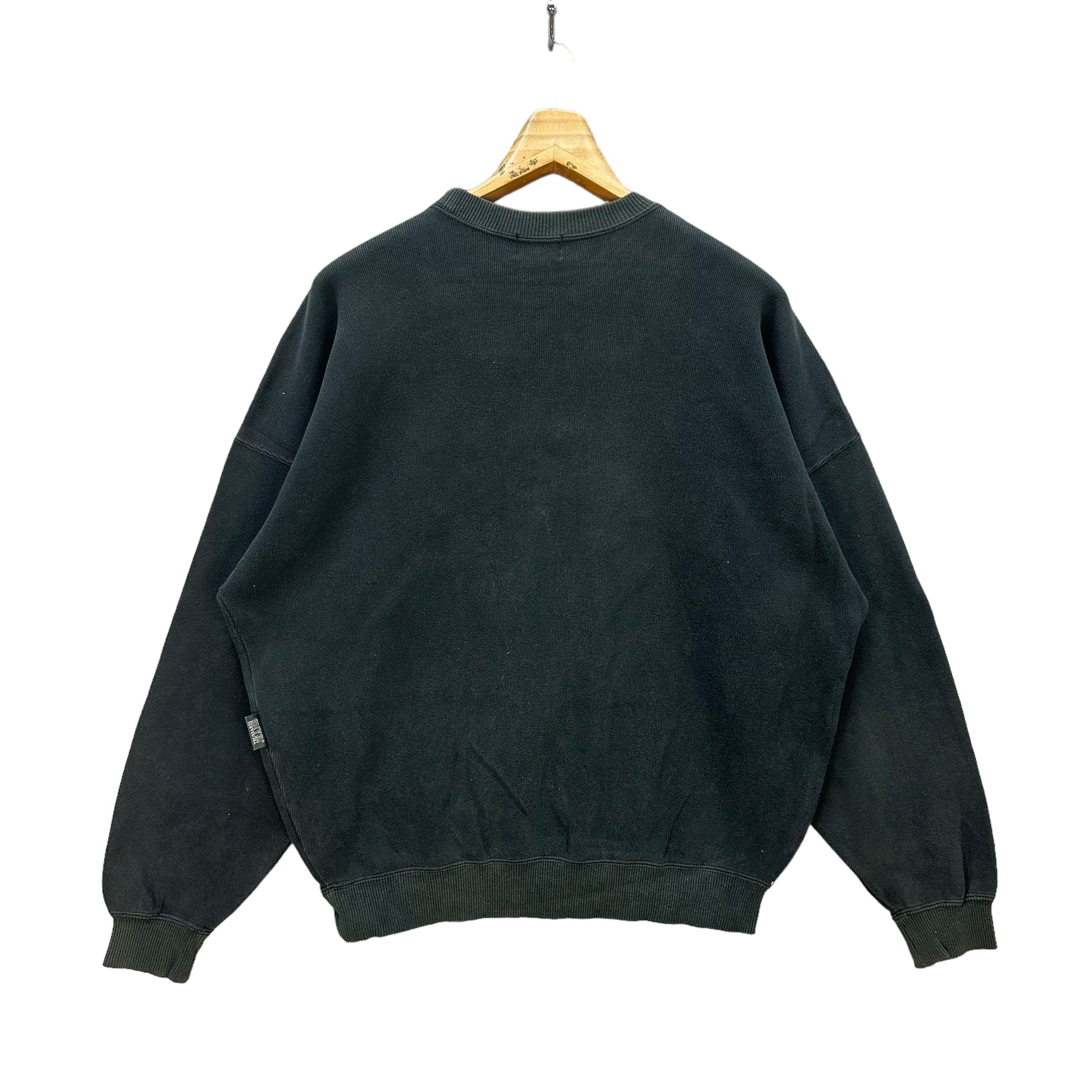 Trussardi TRASHED🔥 TRUSSARDI EMBROIDERY BIG LOGO SWEATSHIRT #8563-014 Size US M / EU 48-50 / 2 - 10 Thumbnail