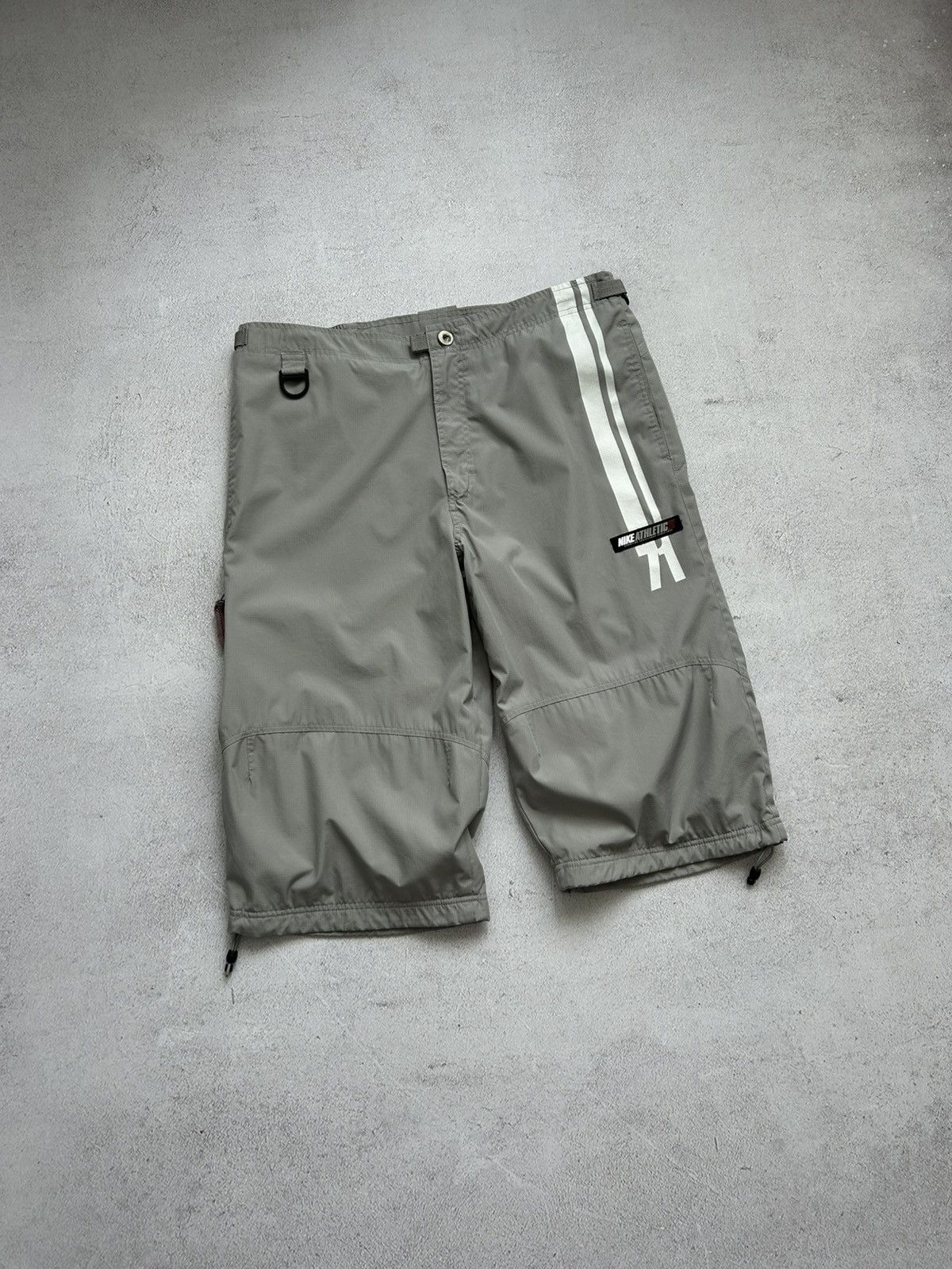 Nike × Vintage Nike Vintage 2000's 'Athletic 71' nylon man's shorts size XL Size US 36 / EU 52 - 2 Thumbnail