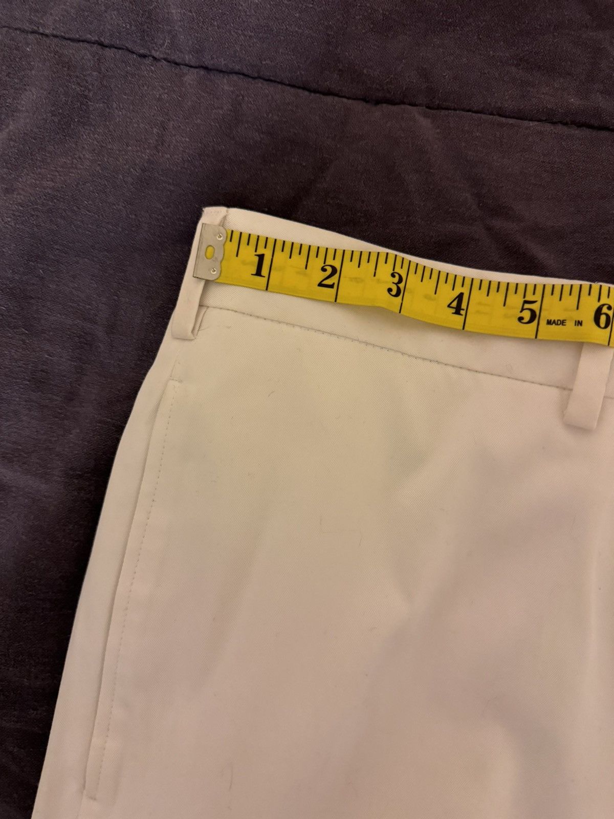 Sid Mashburn White Cotton Chinos Pants 40x28 2XL Made in USA MiUSA Size US 40 / EU 56 - 6 Thumbnail