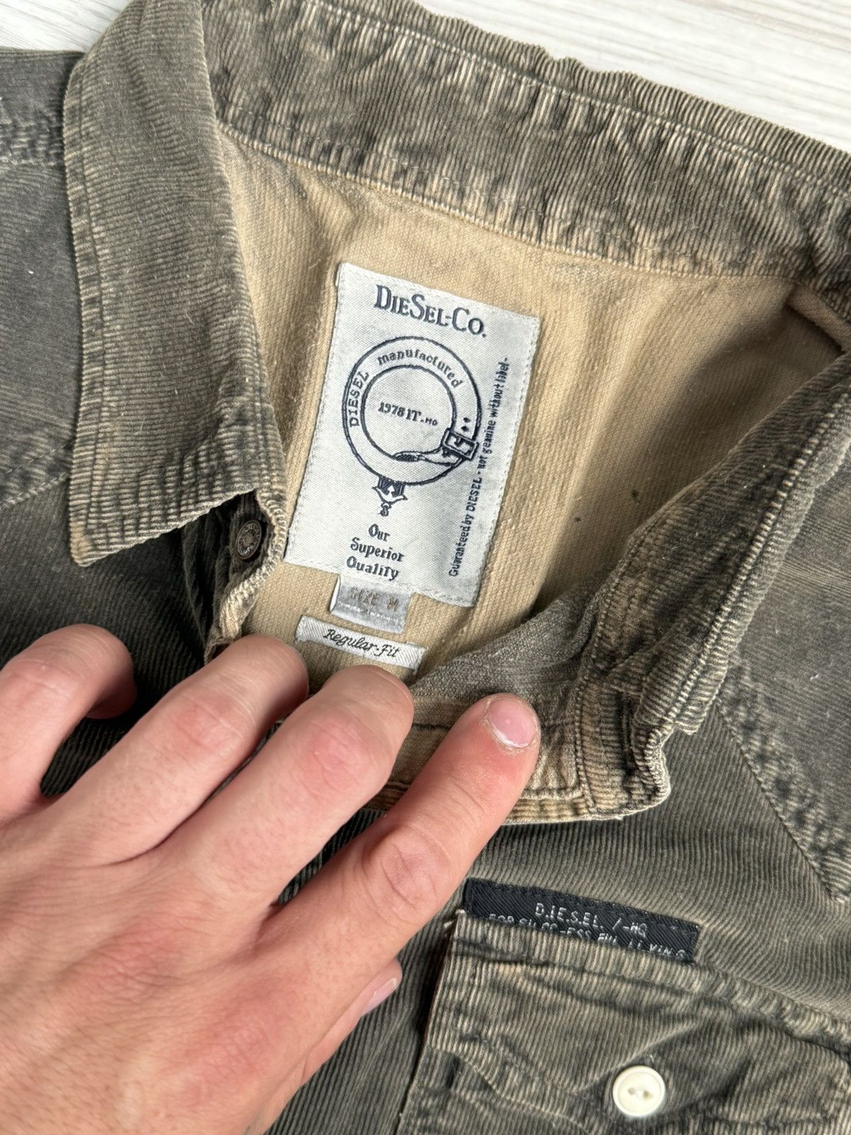 Vintage Vintage faded black velvet shirt Size US M / EU 48-50 / 2 - 4 Thumbnail