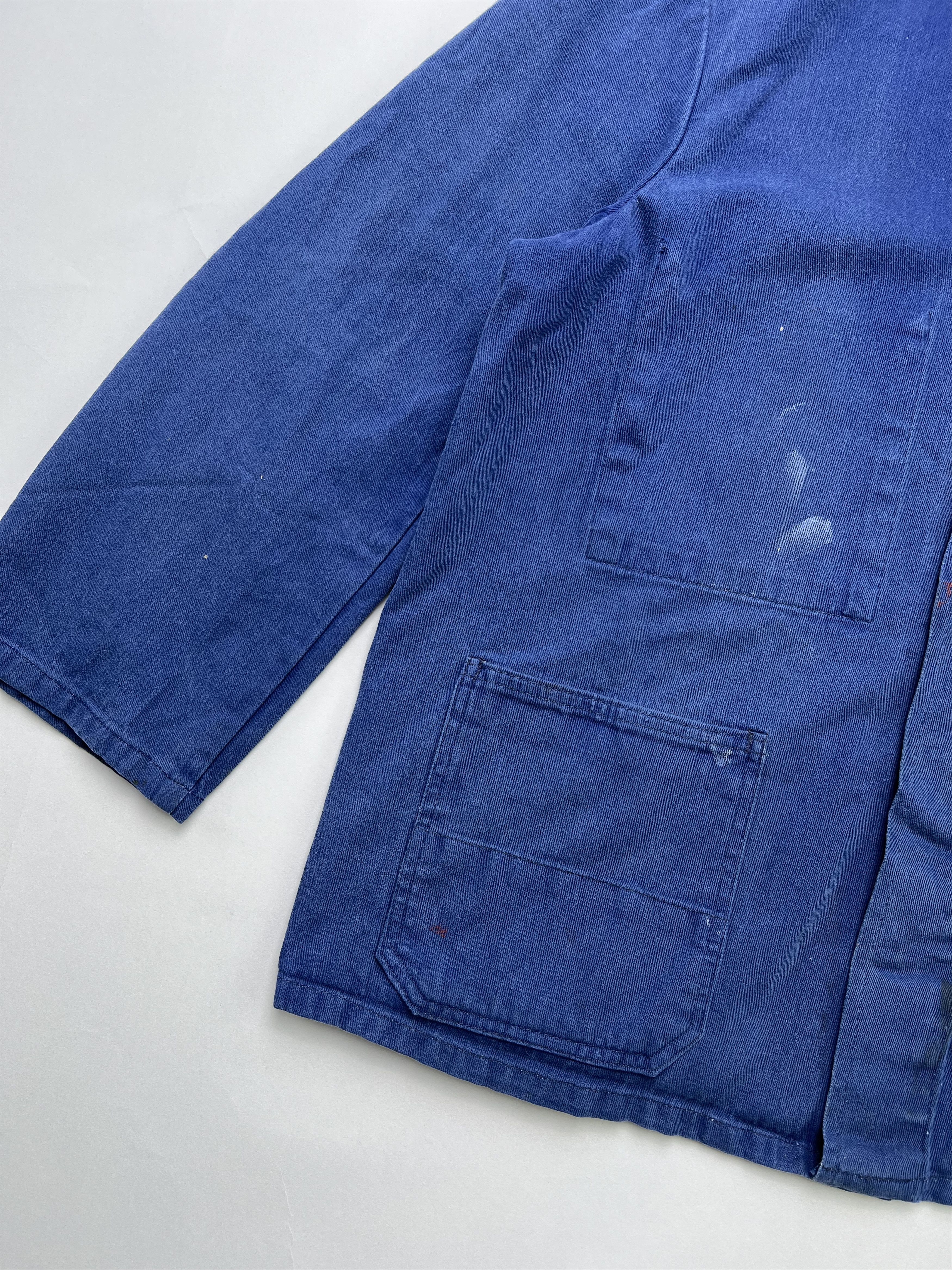 Vintage French Work Chore Jacket Vintage Bleu De Travail Size US M / EU 48-50 / 2 - 4 Thumbnail