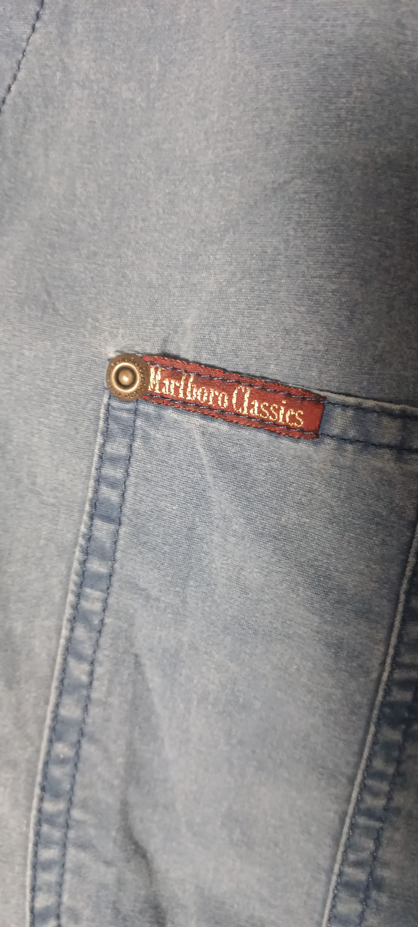 Marlboro Classics × Vintage Vintage🔥Marlboro Classics Workwear Denim Jacket Size US M / EU 48-50 / 2 - 5 Thumbnail