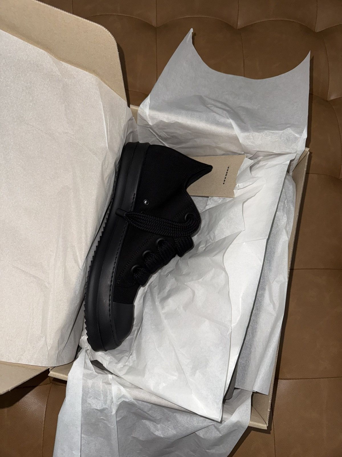 Rick Owens Drkshdw Rick owens jumbo lace canvas sneakers 46 Size US 13 / EU 46 - 11 Thumbnail