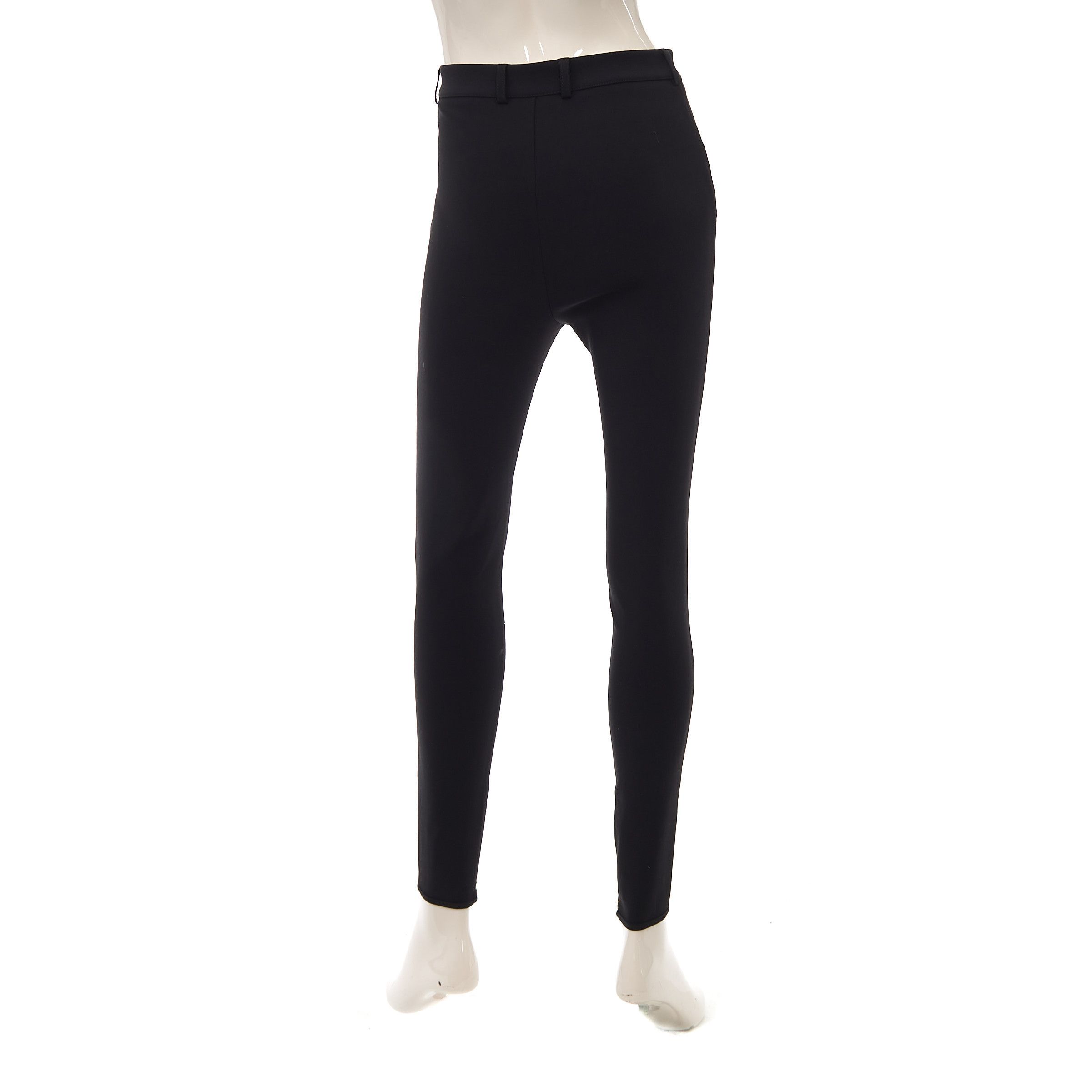Celine Black Riding Pants In Compact Wool Size 27" / US 4 / IT 40 - 5 Thumbnail